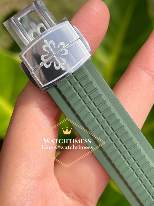 Patek Philippe Aquanaut Chronograph 5968G-010 Green Rubber YL Factory - Image 7