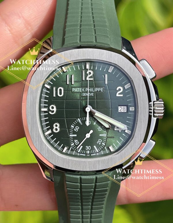 Patek Philippe Aquanaut Chronograph 5968G-010 Green Rubber YL Factory