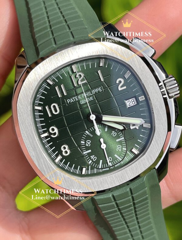 Patek Philippe Aquanaut Chronograph 5968G-010 Green Rubber YL Factory - Image 4