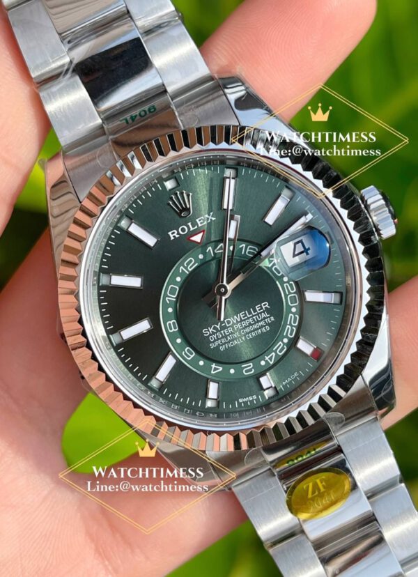 Rolex  Sky-Dweller Ref.336934 42mm. Mint Green Dial ZF Factory