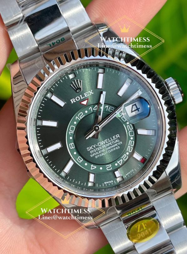 Rolex  Sky-Dweller Ref.336934 42mm. Mint Green Dial ZF Factory - Image 2