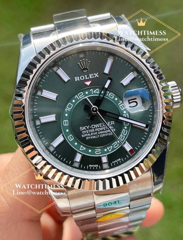 Rolex  Sky-Dweller Ref.336934 42mm. Mint Green Dial ZF Factory - Image 8