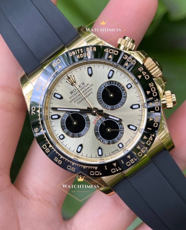 Rolex Daytona BT Factory Yellow Gold Ref.116518LN Oysterflex Strap - Image 8