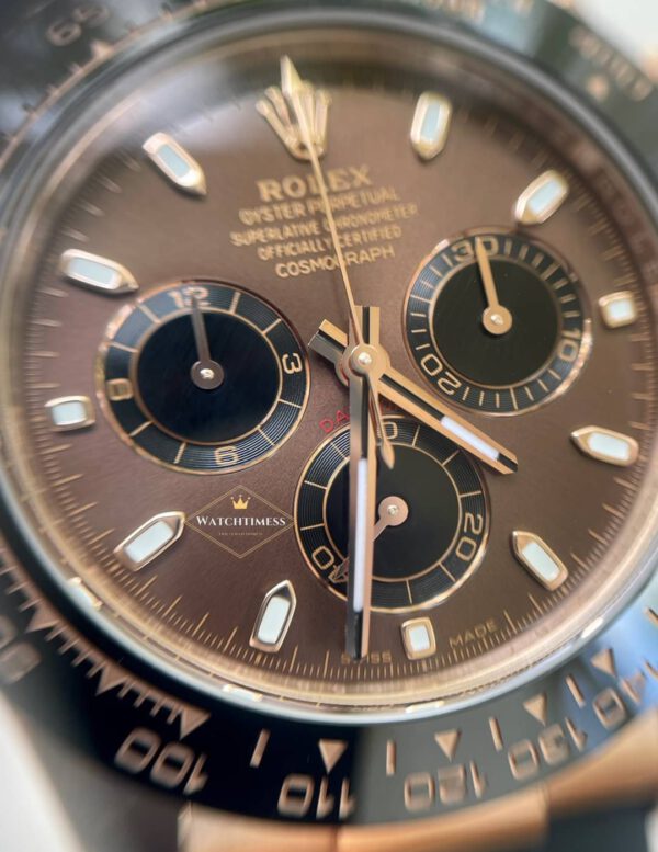 Rolex Daytona Chocolate Dial Ref.116505 Full Rosegold BT Factory - Image 5