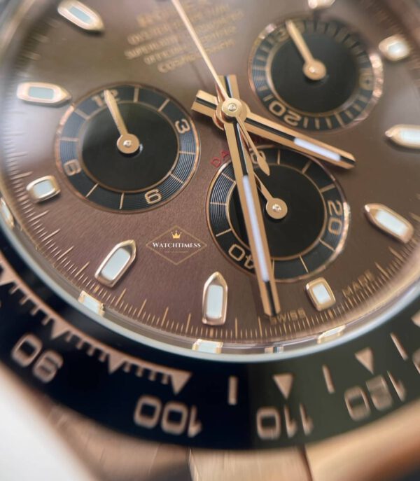 Rolex Daytona Chocolate Dial Ref.116505 Full Rosegold BT Factory - Image 8
