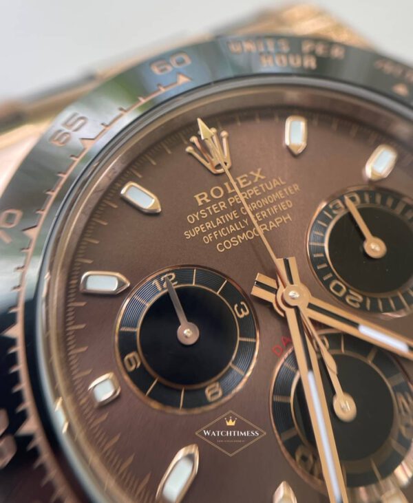 Rolex Daytona Chocolate Dial Ref.116505 Full Rosegold BT Factory - Image 6