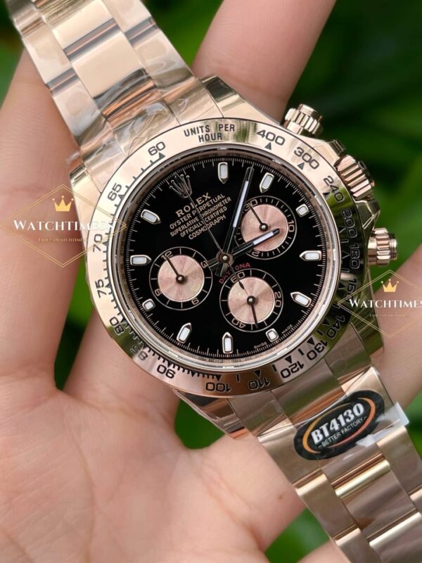 Rolex Daytona Black Full Rosegold BT V.3 Factory Ref.116505 - Image 3