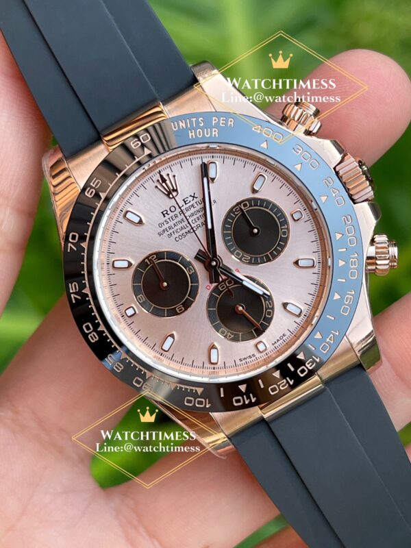 New❗️Rolex Daytona Pink Dial Full Rosegold  OysterFlex BT V.3 Factory Ref.116505 - Image 2