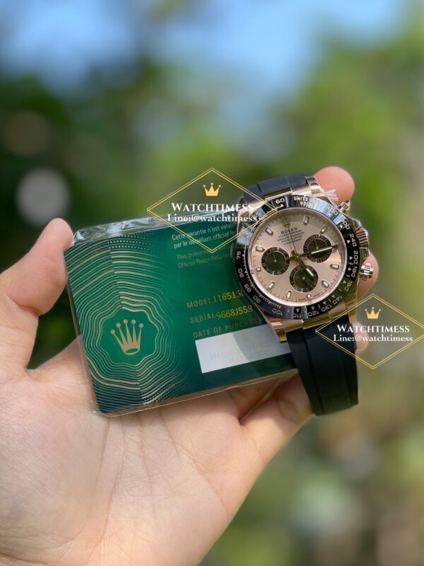 New❗️Rolex Daytona Pink Dial Full Rosegold  OysterFlex BT V.3 Factory Ref.116505 - Image 13