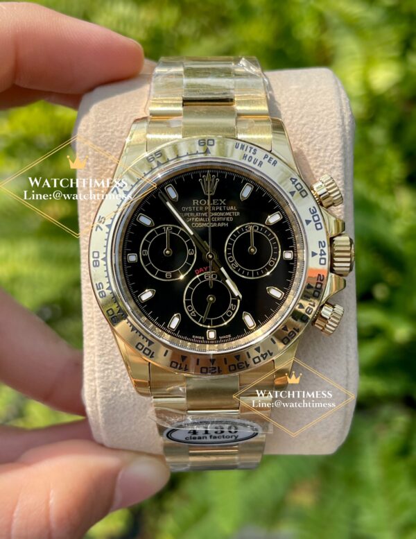 New❗️Rolex Daytona Black Yellow Gold Ref.116508 Clean Factory - Image 3