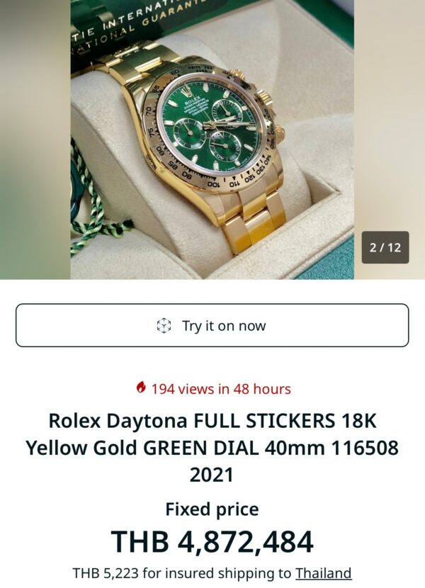 New❗️Rolex Daytona "Loki" Ref.116508 Yellow Gold BT V3 Factory - Image 4
