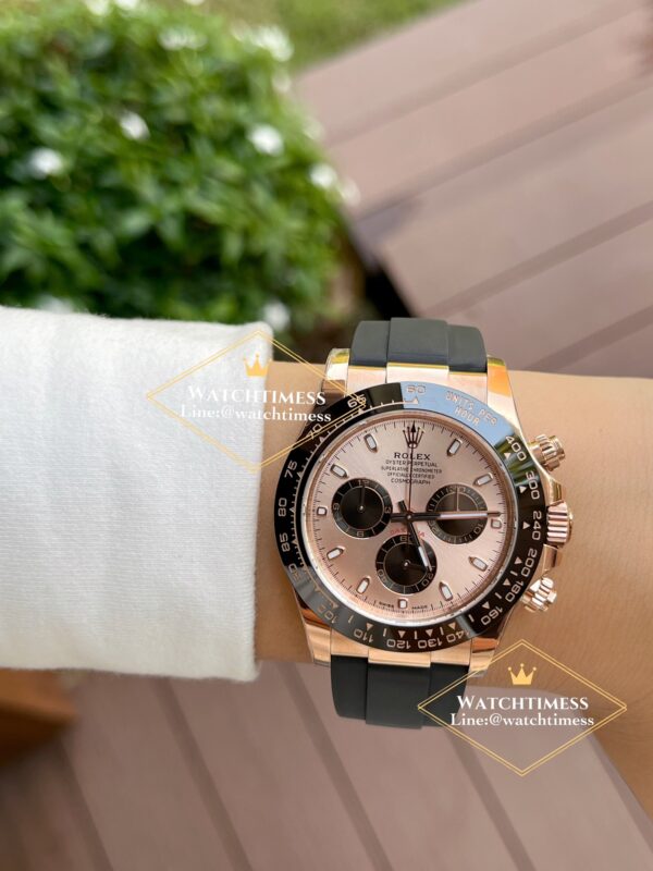 New❗️Rolex Daytona Pink Dial Full Rosegold  OysterFlex BT V.3 Factory Ref.116505 - Image 4