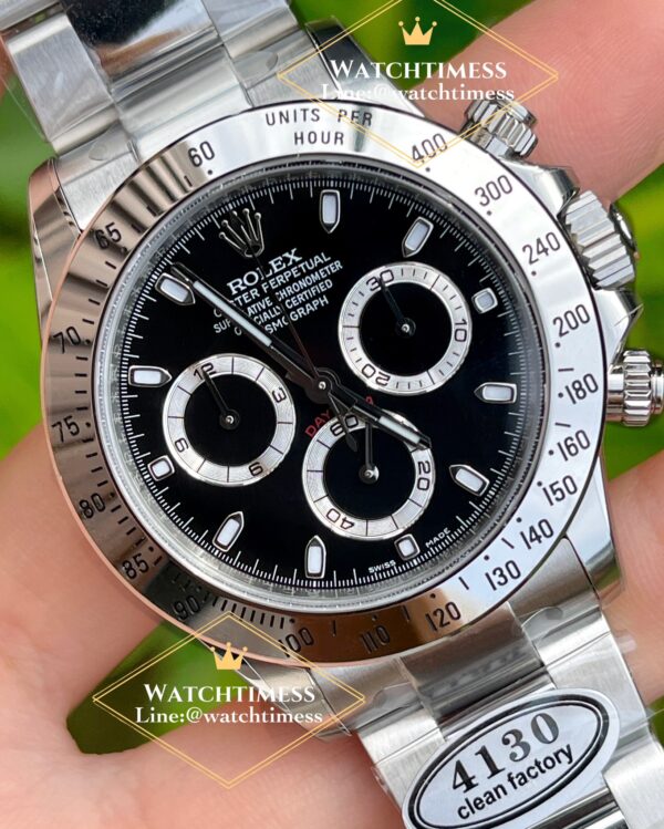 New❗️Rolex Daytona Clean v.3 Factory Steel Black Dial Ref.116520 - Image 3