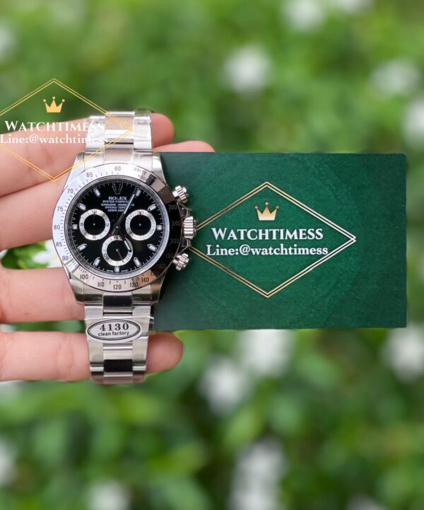 New❗️Rolex Daytona Clean v.3 Factory Steel Black Dial Ref.116520 - Image 6