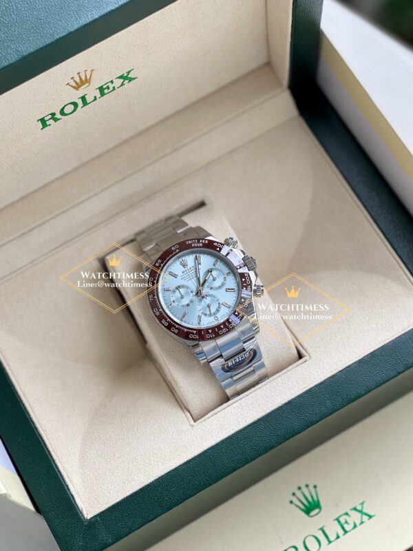 New❗️Rolex Daytona Ice Blue Platinum Baguette Diamond Ref.116506 BT V2 Factory - Image 5