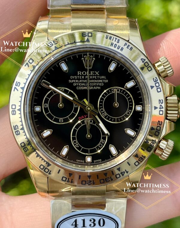 New❗️Rolex Daytona Black Yellow Gold Ref.116508 Clean Factory - Image 4