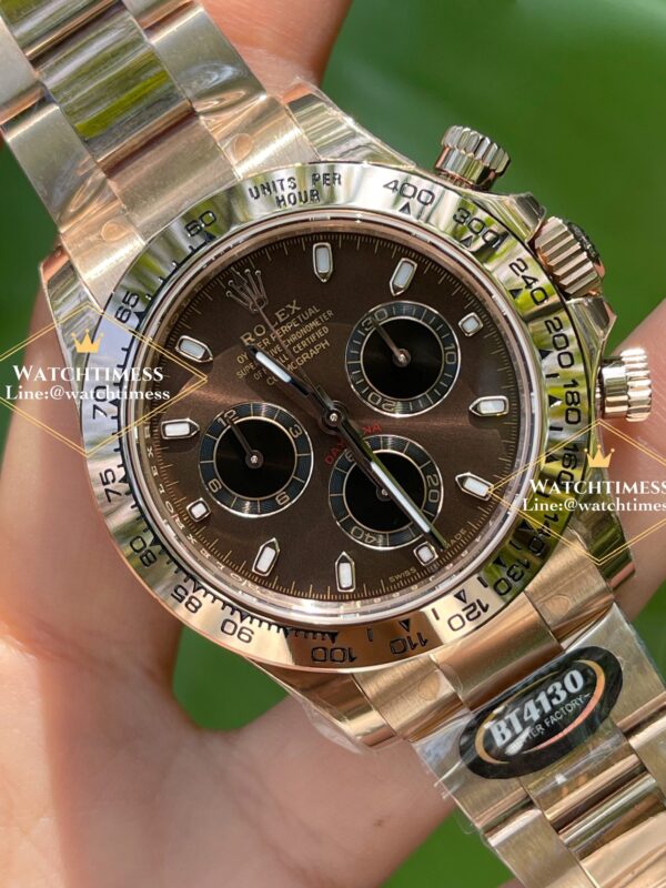New❗️Rolex Daytona Chocolate Dial Ref.116505 Full Rosegold BT Factory