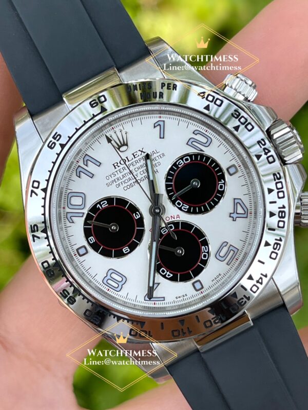 New❗️Rolex Daytona White Silver Racing Dial Ref.116519 40mm. Clean Factory - Image 5