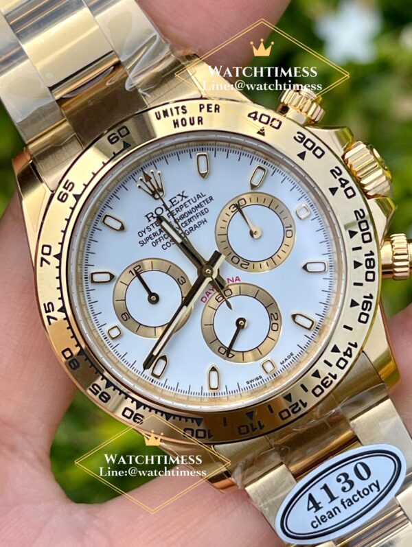 New❗️Rolex Daytona White Dial Yellow Gold Ref.116508 Clean Factory - Image 3