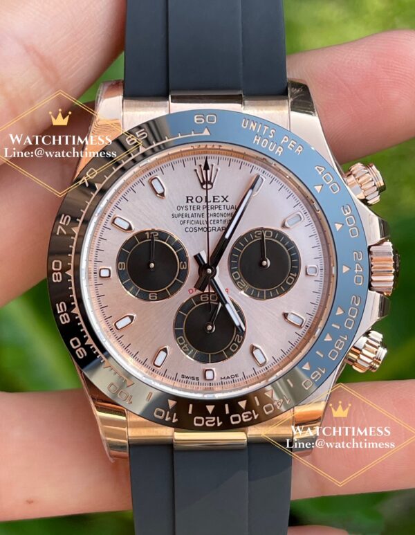 New❗️Rolex Daytona Pink Dial Full Rosegold  OysterFlex BT V.3 Factory Ref.116505 - Image 3