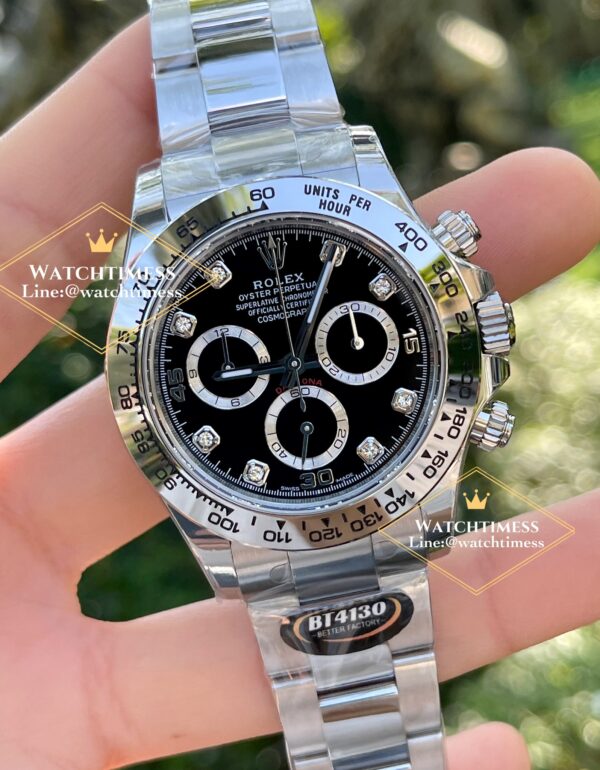 New❗️Rolex Daytona Black Daimond Dial Cosmograph Ref.116509 BT Factory - Image 14