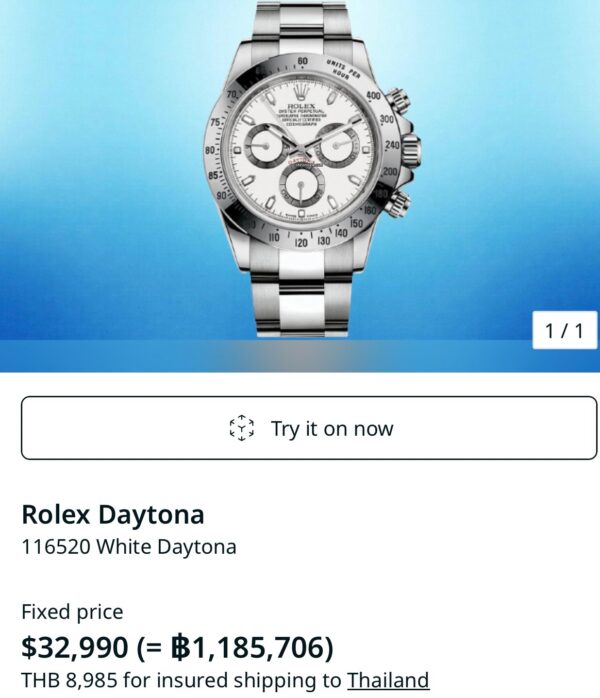 New❗️Rolex Daytona Clean v.3 Factory White Dial Ref.116520 - Image 4