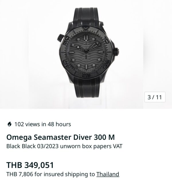 New❗️Omega Seamaster Diver 300M Black Black Ceramic VSF Factory - Image 4