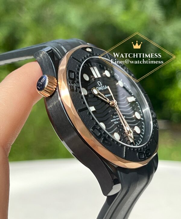 New❗️Omega SeaMaster Diver 300M black Ceramic 43.5mm Ceramic/Rose gold Vsf Factory - Image 8