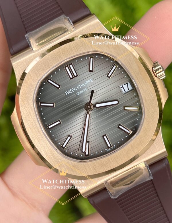 New❗️Patek Philippe Nautilus 5711r 40mm. Rosegold Grey Dial PPF V5 Factory - Image 8