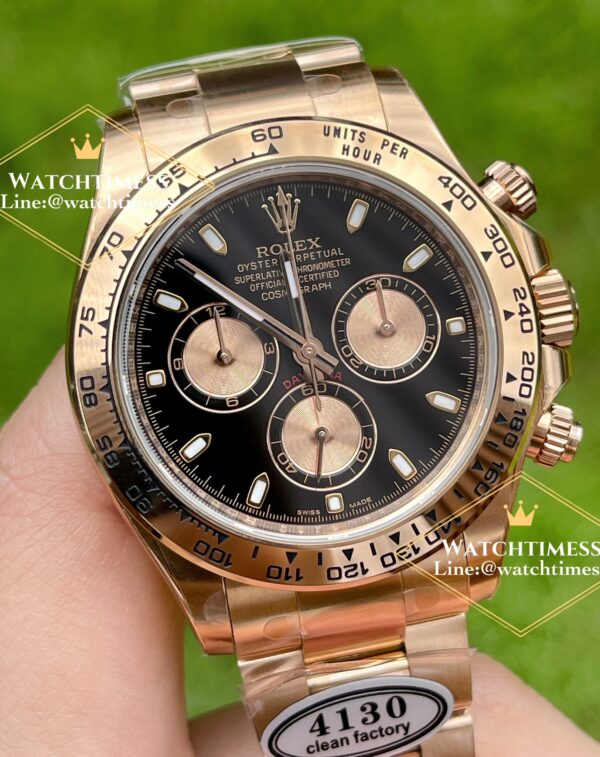 New❗️Rolex Daytona Full Rosegold Black Dial Clean Factory Ref.116505 - Image 8
