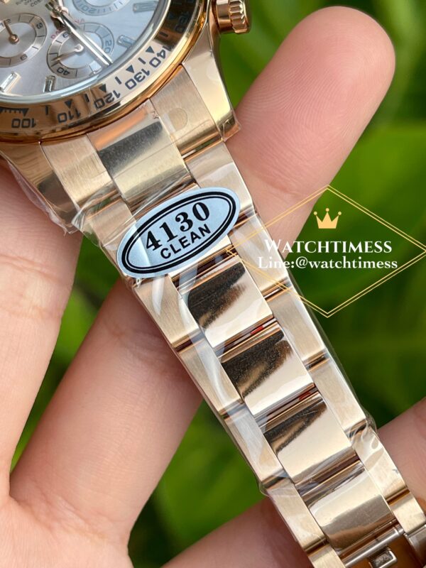 New❗️Rolex Daytona Baguette Diamond Full Rosegold Ref.116505 Clean Factory - Image 5