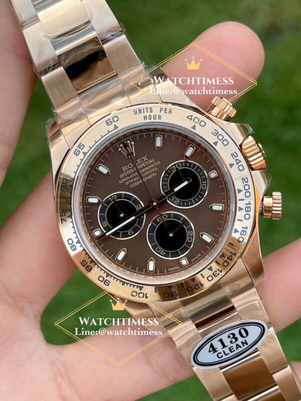 New❗️Rolex Daytona Full Rosegold Chocolate Dial Clean Factory Ref.116505
