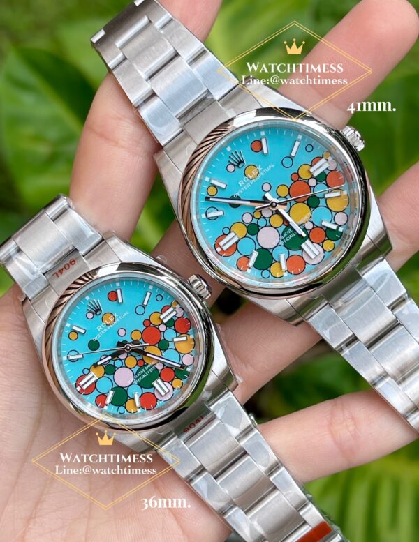 New❗️Rolex Oyster Perpetual OP‘Celebration Bubbles Dial’ 36/41mm. EW Factory - Image 4