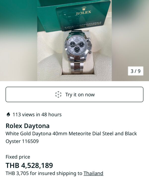 New❗️Rolex Daytona Meteorite Dial 40mm. Ref.116509 EW Factory - Image 6