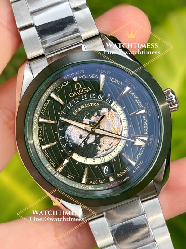 New❗️Omega Seamaster Aqua Terra Green 2023 GMT Worldtimer VSF Factory