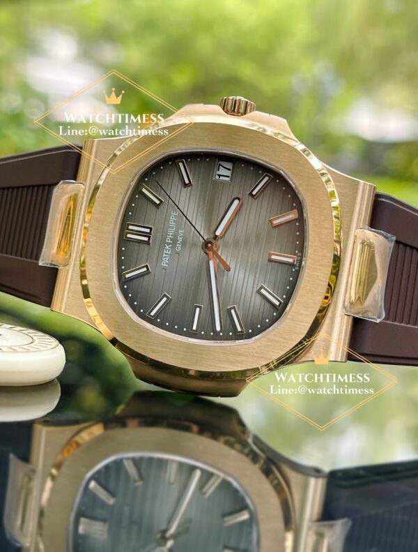 New❗️Patek Philippe Nautilus 5711r 40mm. Rosegold Grey Dial PPF V5 Factory - Image 4