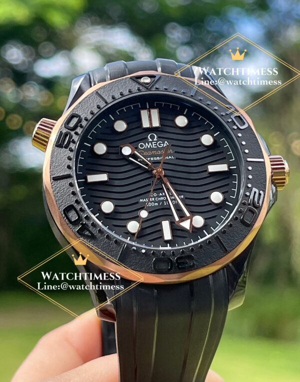 New❗️Omega SeaMaster Diver 300M black Ceramic 43.5mm Ceramic/Rose gold Vsf Factory