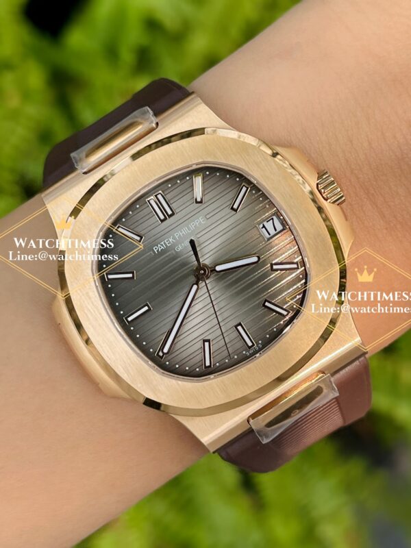 New❗️Patek Philippe Nautilus 5711r 40mm. Rosegold Grey Dial PPF V5 Factory - Image 7