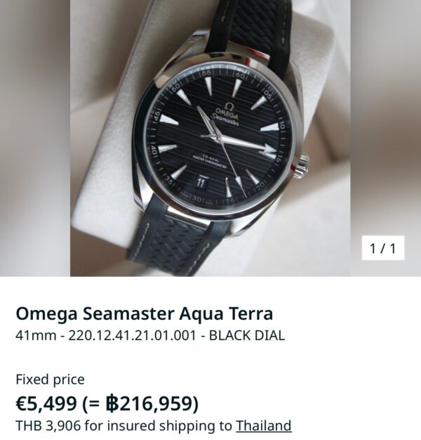 New❗️Omega Seamaster Aqua Terra 150m Co-Axial Master Chronometer 41mm. Vsf Factory - Image 5