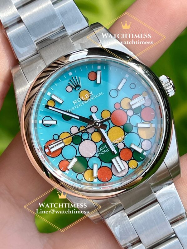 New❗️Rolex Oyster Perpetual OP‘Celebration Bubbles Dial’ 36/41mm. EW Factory - Image 6