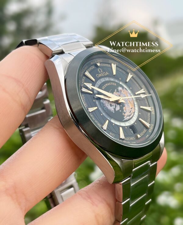 New❗️Omega Seamaster Aqua Terra Green 2023 GMT Worldtimer VSF Factory - Image 5