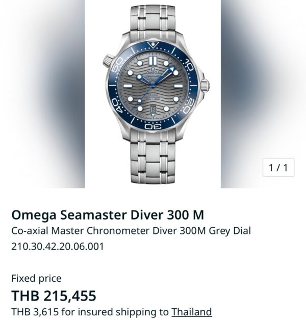 New❗️Omega Seamaster Diver 300M Grey Dial Vsf Factory - Image 3