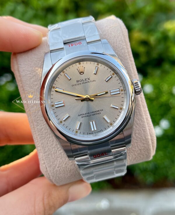 Instock❗️Rolex Oyster Perpetual Silver OP.36 ( EW Factory ) Topswiss