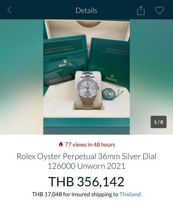 Instock❗️Rolex Oyster Perpetual Silver OP.36 ( EW Factory ) Topswiss - Image 5