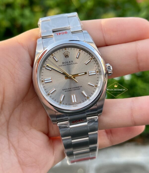 Instock❗️Rolex Oyster Perpetual Silver OP.36 ( EW Factory ) Topswiss - Image 10
