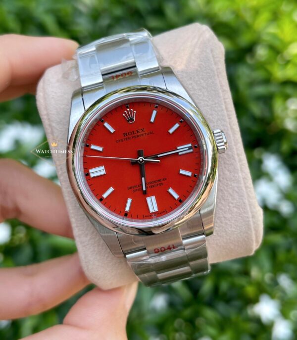 Instock❗️Rolex Oyster Perpetual OP.Red ( EW Factory ) Topswiss