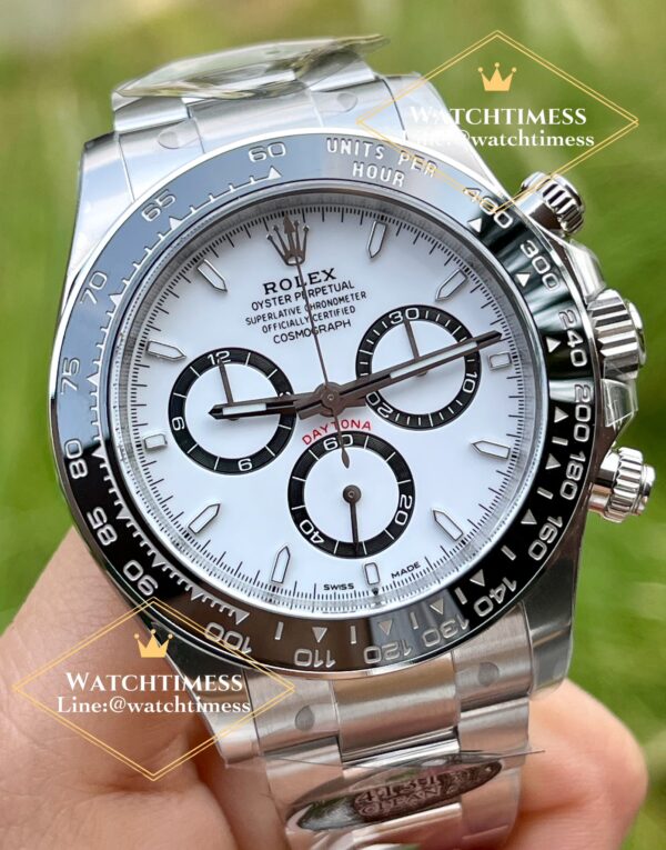 ️Rolex Daytona 126500LN ( Super Clone 4131 ) White Dial 40mm. Clean Factory - Image 8