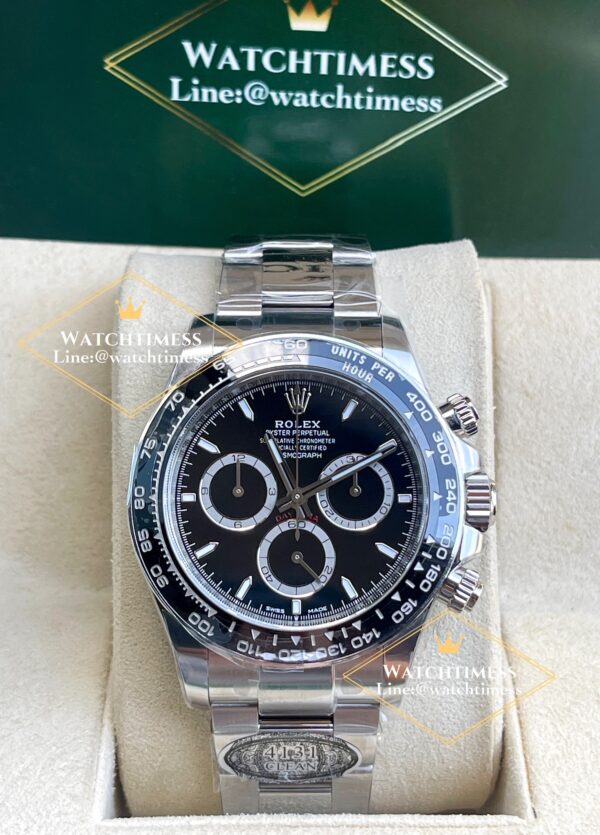 Rolex Daytona 126500LN ( Super Clone 4131 ) Black Dial 40mm. Clean Factory - Image 4