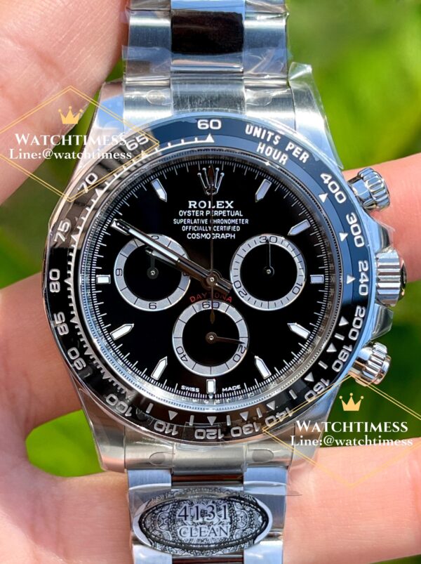 Rolex Daytona 126500LN ( Super Clone 4131 ) Black Dial 40mm. Clean Factory - Image 3