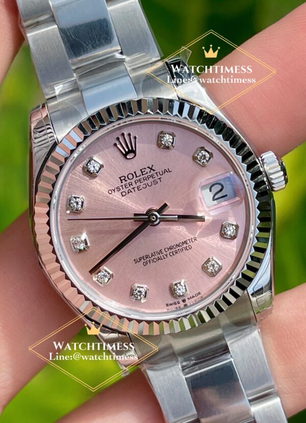 Rolex Datejust 31mm. Pink Diamond Dial Oyster Ref.178274 GS Factory